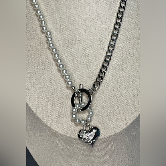 Razered Baroque Simulated Pearls Long Tassel Pendant Necklace For Women - Picture 2 of 3